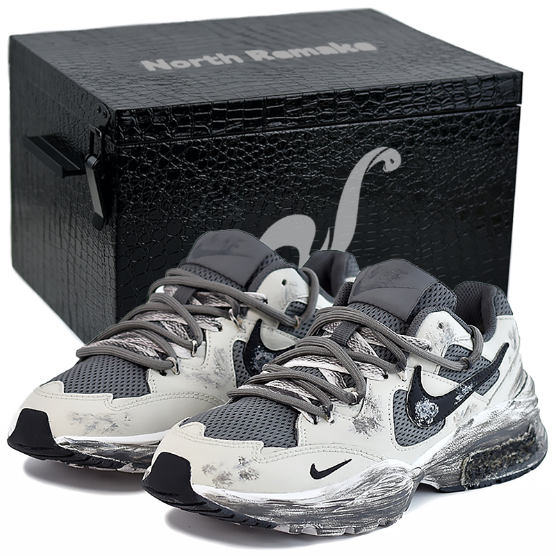 

Мужские кроссовки Air Max Fusion с износостойкой поддержкой, легкие и низкие Nike, Gray Domain Cruiser-Gift Box 1