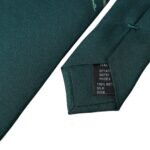 Зеленый напечатанный 100% шелковый регулируемый мужской галстук Dolce & Gabbana — фото 3
