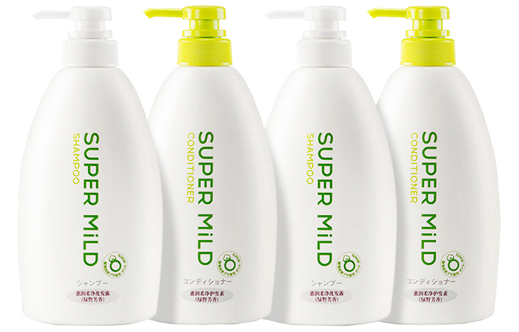 

Super Mild Shiseido Green Meadow аромат, набор шампуня и кондиционера глубокой очистки большой емкости 600мл*2