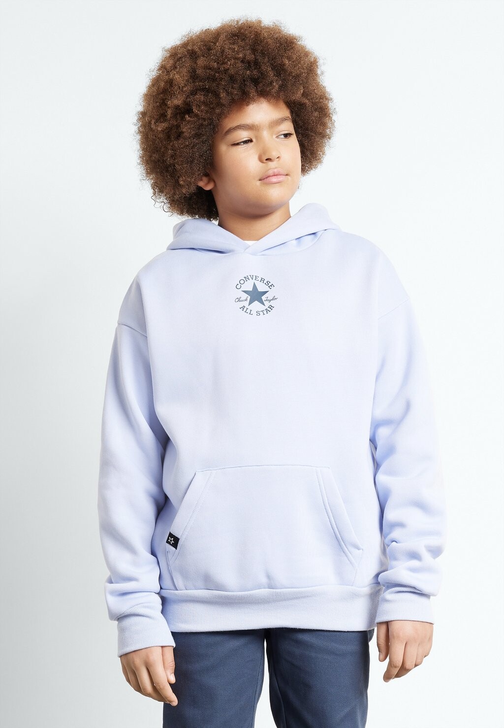 Толстовка SUSTAINABLE CORE HOODIE UNISEX Converse, цвет mystic sky — фото 2