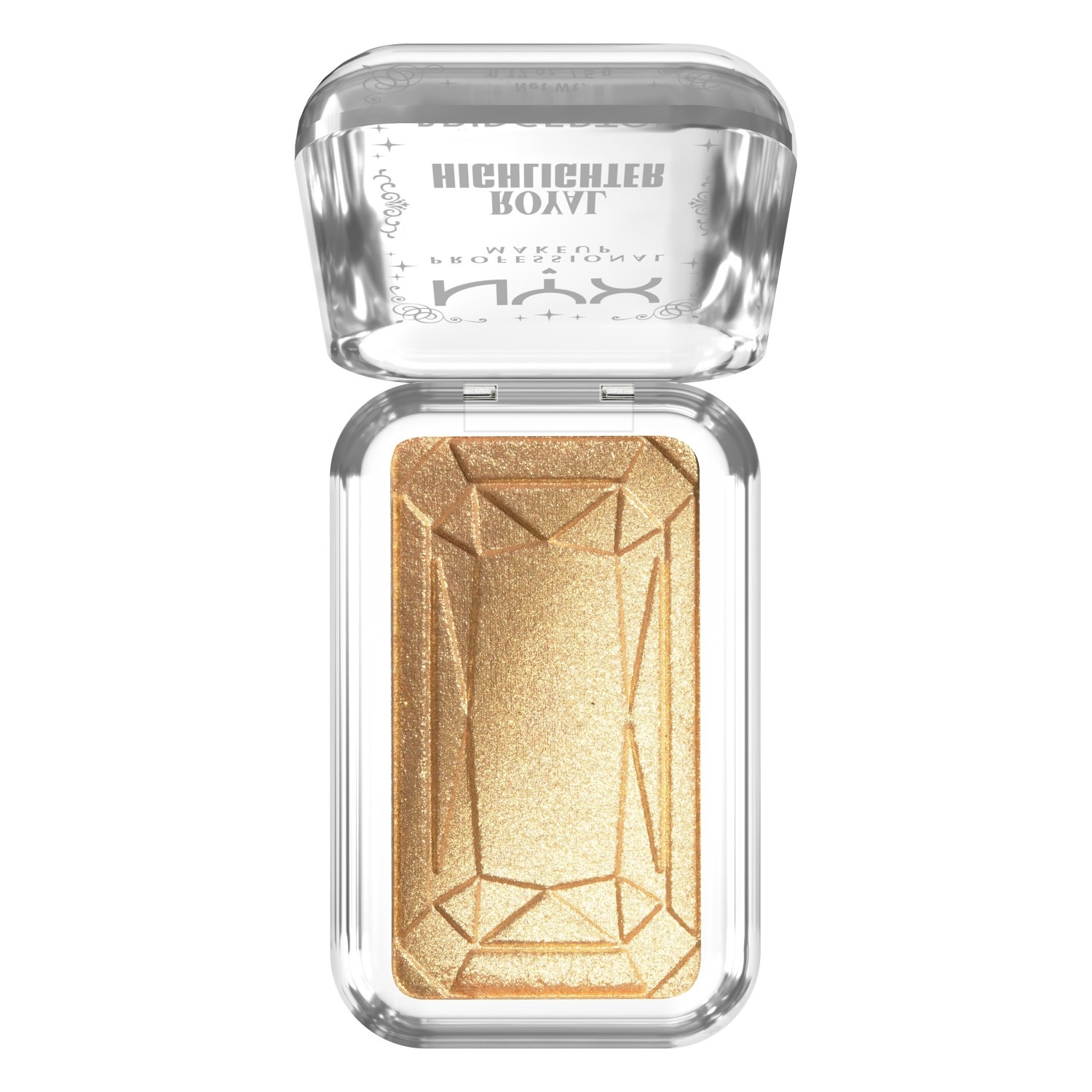 Хайлайтер bridgerton royal highlighter Nyx Professional Makeup, 2 - light gold, вес 5 гр. — фото 2