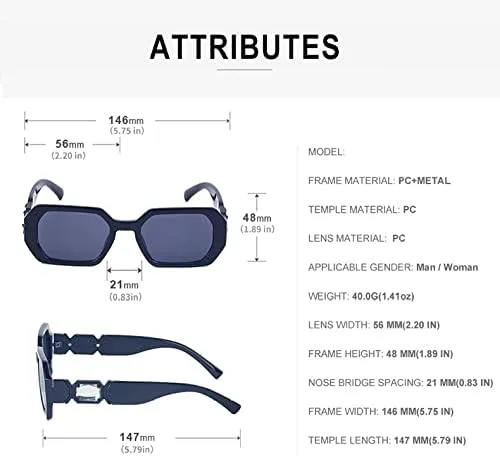 

Солнцезащитные очки восьмиугольной формы с кристаллами для женщин, украшенные стразами, маленькие прямоугольные солнцезащитные очки для женщин MTZJH, C3 Green Gray