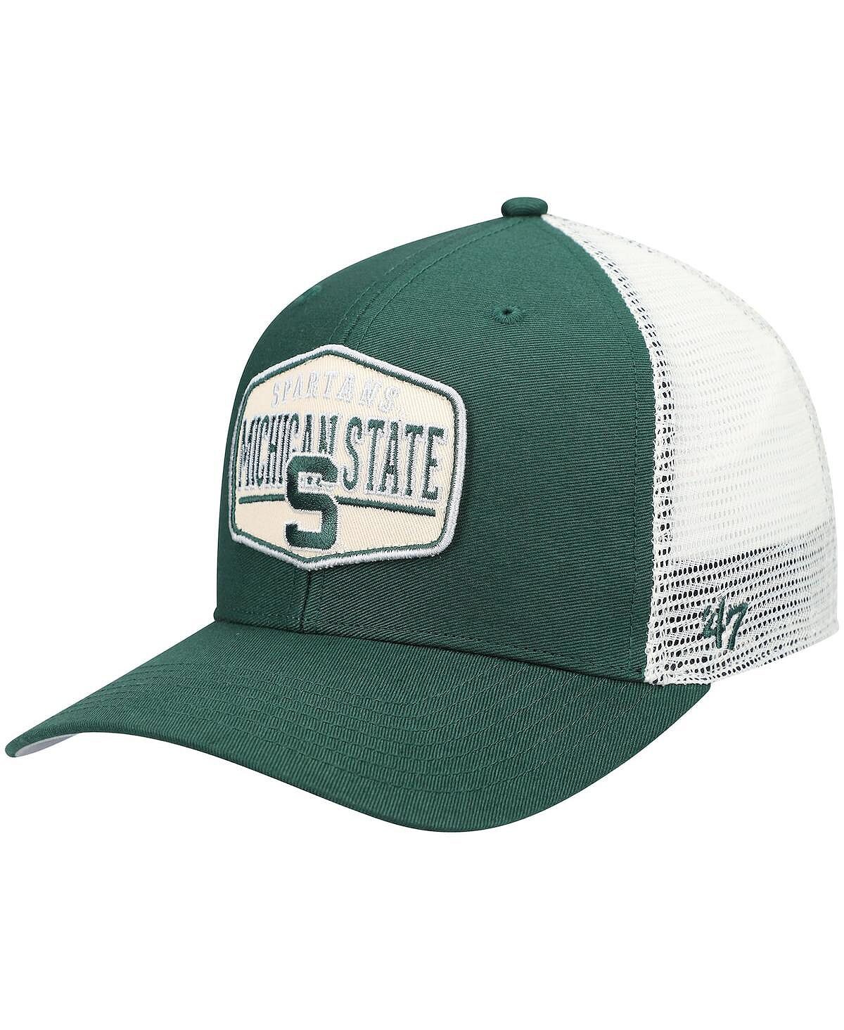 

Мужская зеленая кепка '47 Michigan State Spartans Shumay MVP Trucker Snapback '47 Brand