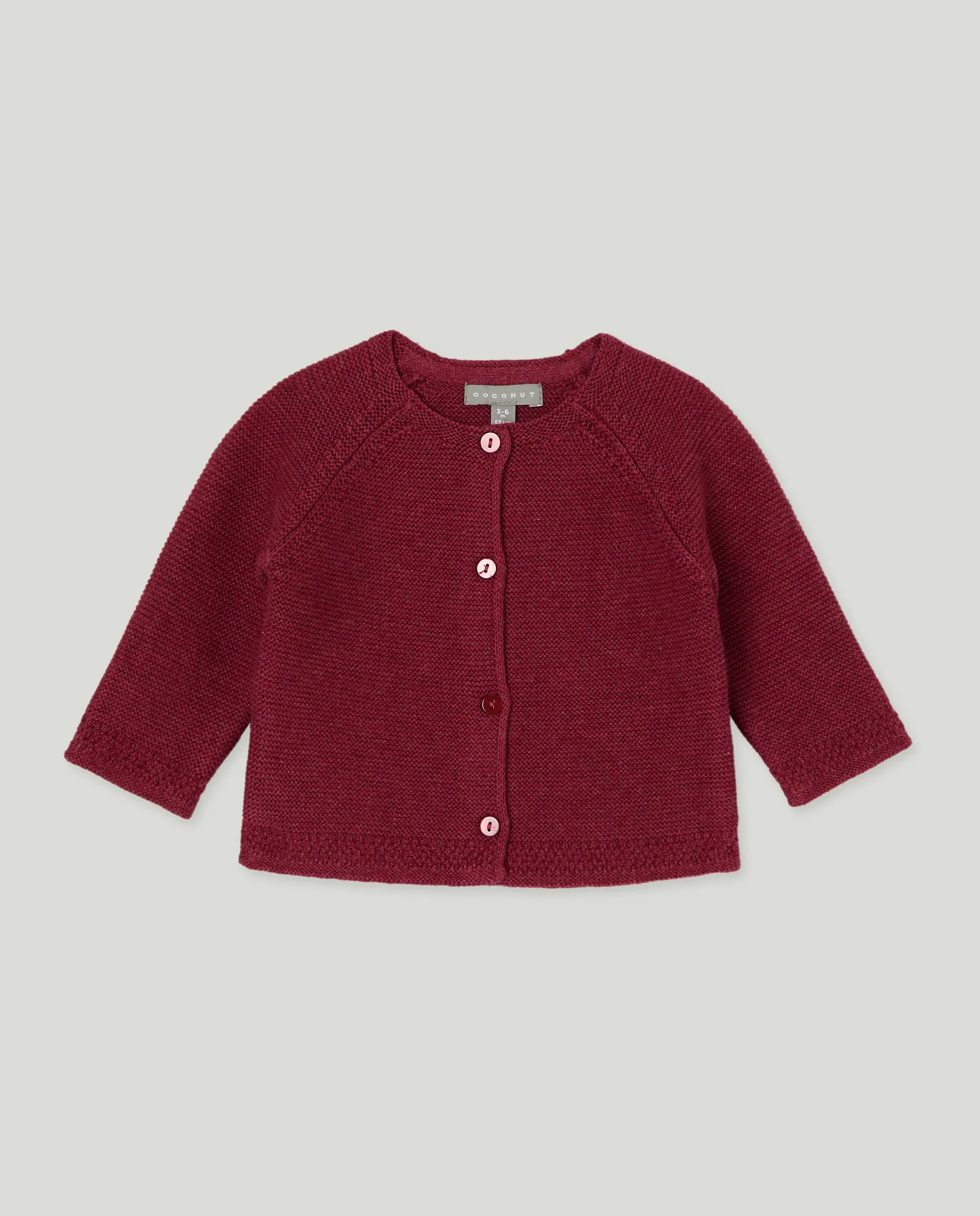 

Детская базовая куртка до бедра Coconut El Corte Inglés, бордовый