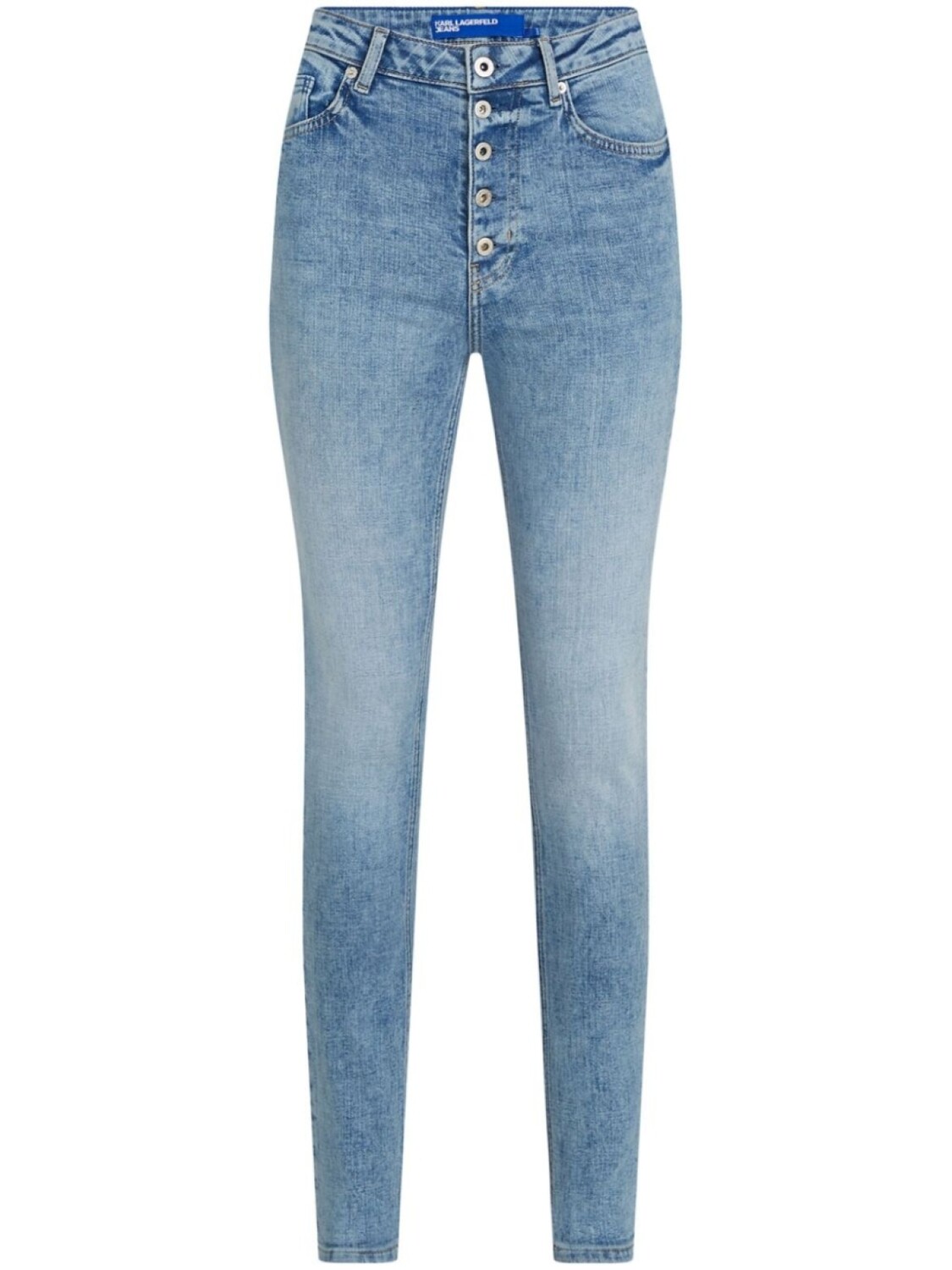 

Джинсы скинни с завышенной талией Karl Lagerfeld Jeans, синий