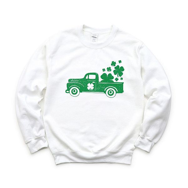 

Свитшот Shamrock truck Simply Sage Market, White, Белый, Свитшот Shamrock truck Simply Sage Market, White