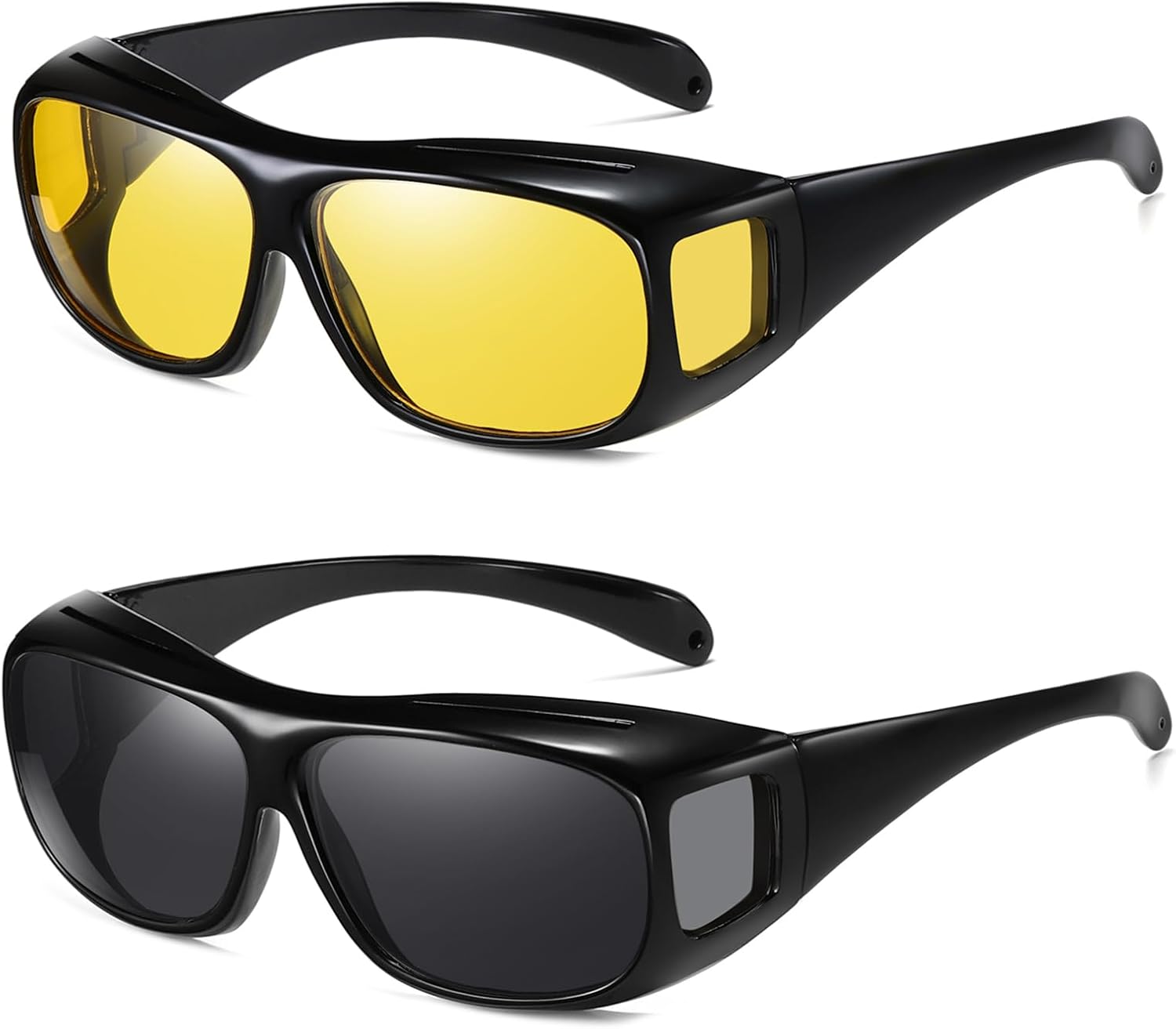 

Поляризованные солнцезащитные очки LIXX с обтекаемой формой для мужчин и женщин, универсальные очки для вождения и ночного видения, можно носить поверх обычных очков, Z2