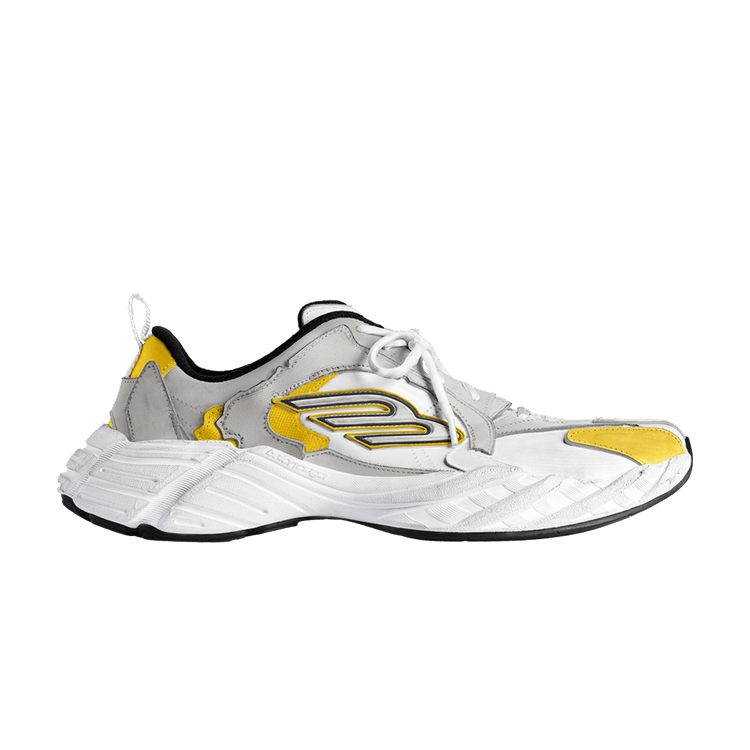 

Кроссовки Balenciaga Monday Sneaker 'Worn-Out - White Grey Yellow', серый