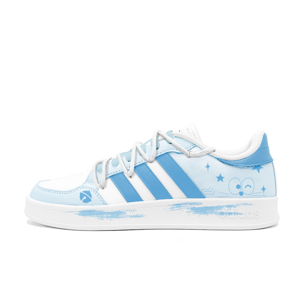 

Adidas Neo Низкие кроссовки для скейтбординга Breaknet Little Blue Cat, устойчивые к истиранию, белые, мужские