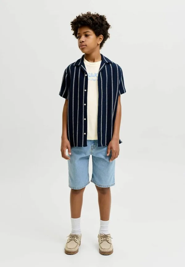 Футболка, футболка для подростков, футболка с принтом Jack & Jones Junior, Antique White