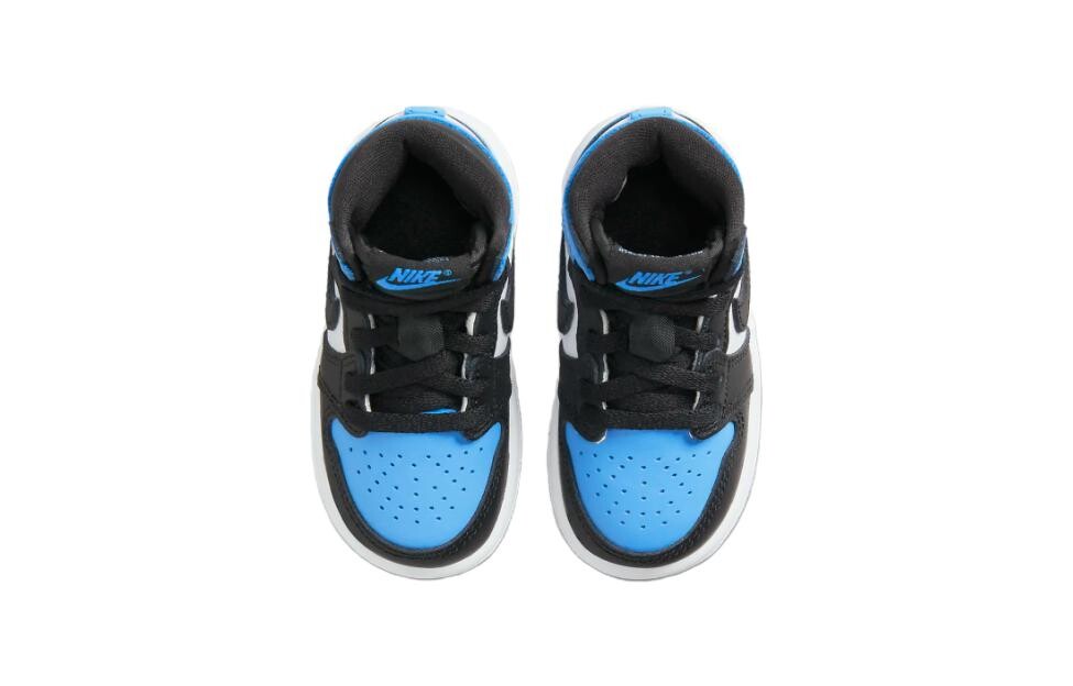 Jordan Air Jordan 1 Обувь для малышей TD, University Blue/Black/White — фото 4