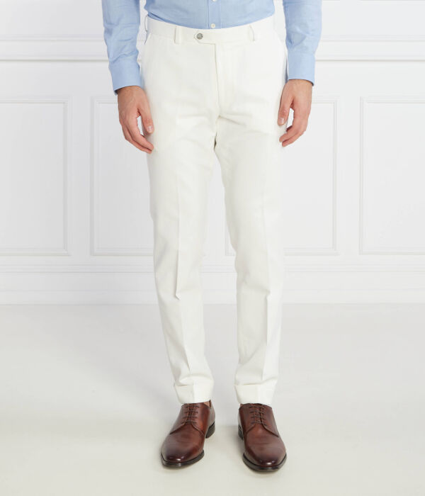

Штаны denz подвернуть Slim fit Oscar Jacobson, белый
