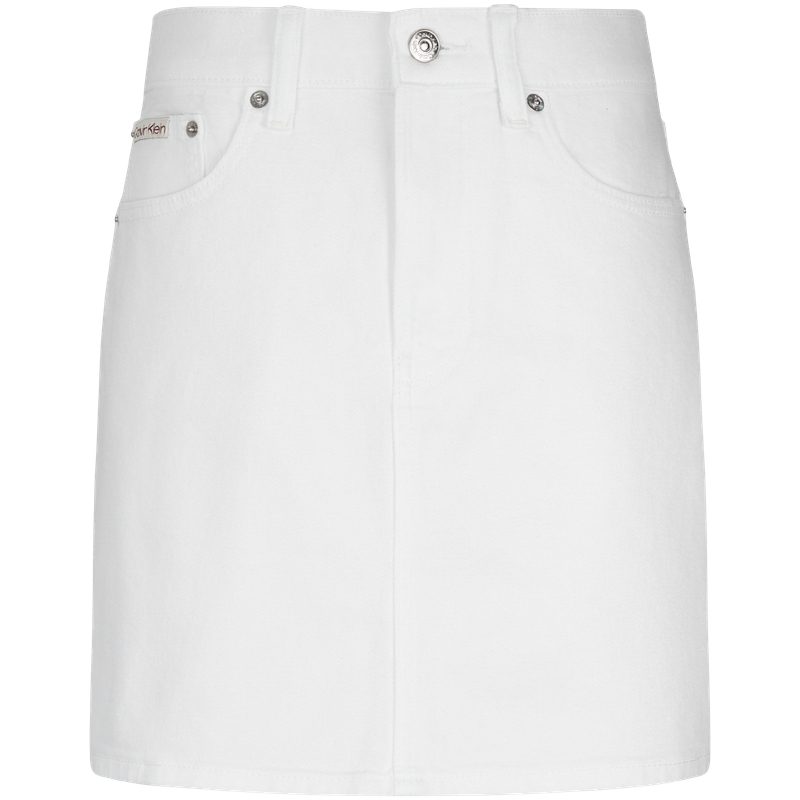 

Calvin Klein Повседневная короткая юбка женская джинсовая white