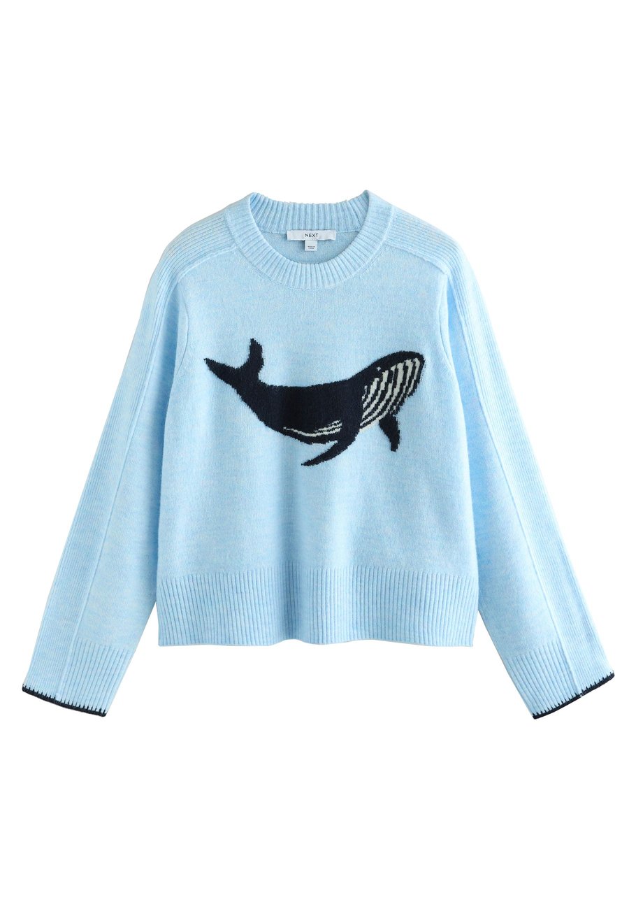 

Джемпер Next CREW NECK, Light Blue Whale/Blue