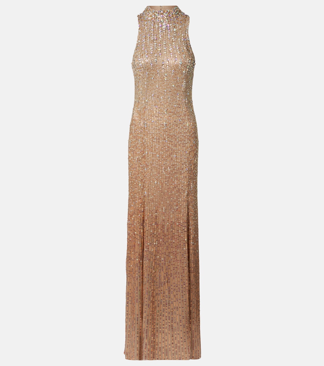 

Шелковое платье Benue с декором Jenny Packham, Biscotti