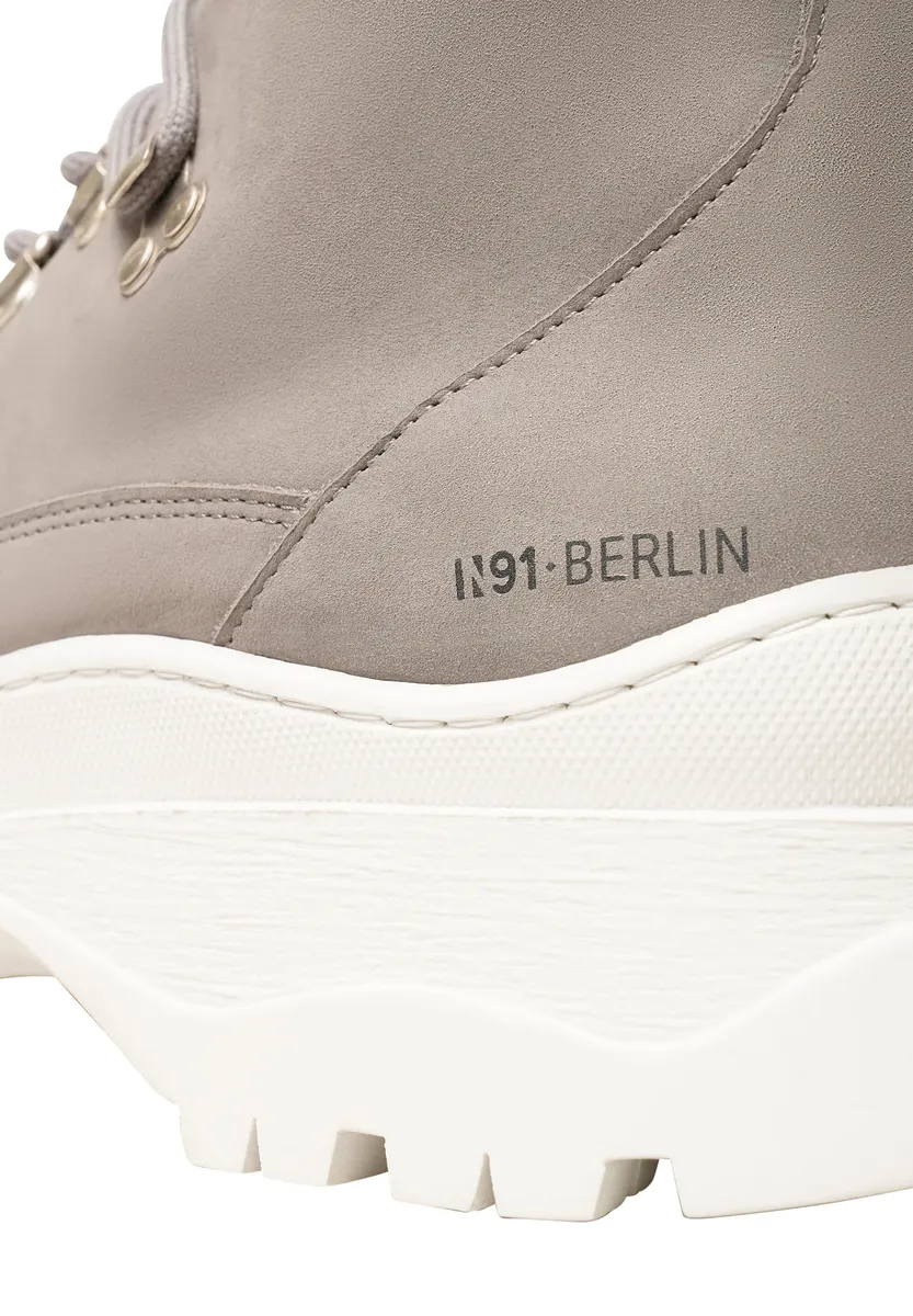 N91 ботинки на шнуровке "Style Choice FI business Shoes", мужские ботинки на шнуровке из кожи ручной работы, походные ботинки, серый — фото 3