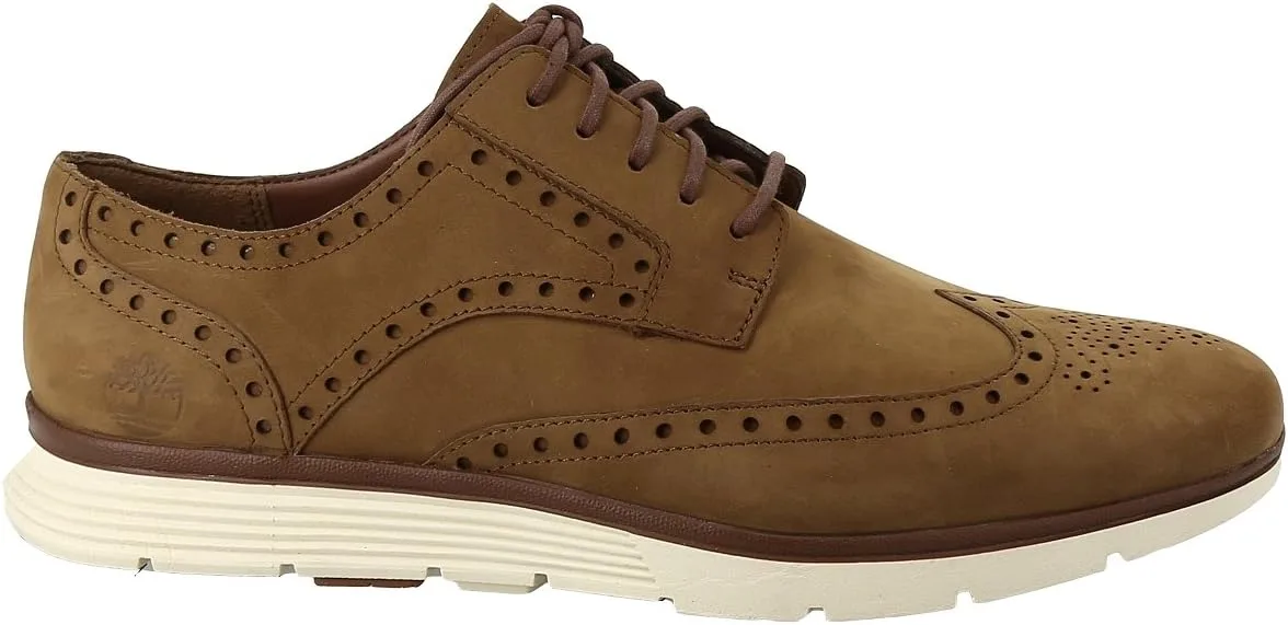 Кроссовки Timberland Franklin Park Wingtip Oxford Dark Rubber, коричневый — фото 2