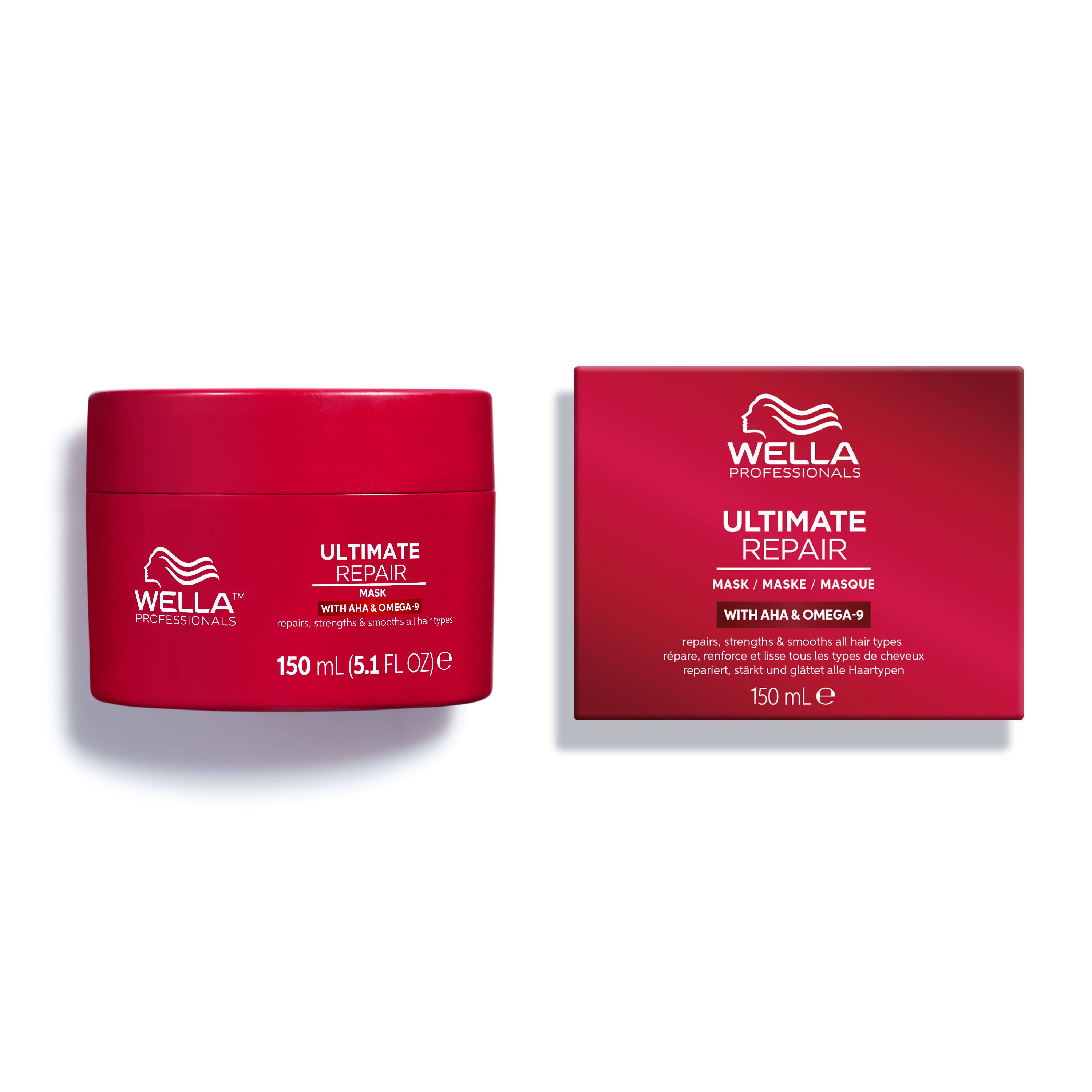 

Интенсивная маска для поврежденных волос ultimate repair mask step 2 Wella Professionals, 150 мл