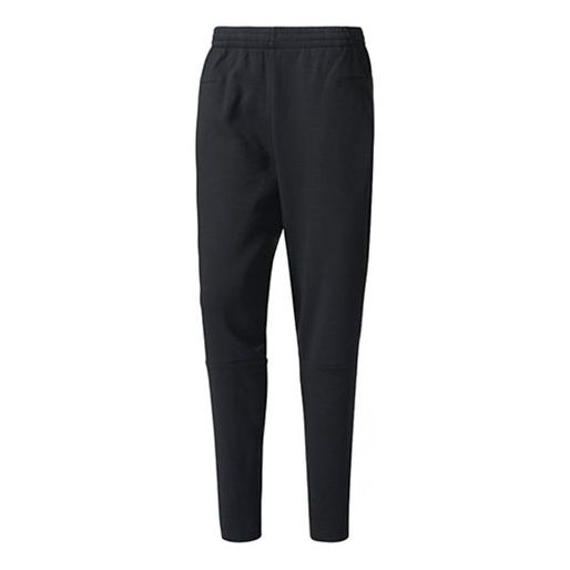 

Брюки zne pant 2 solid color training casual trousers menblack' Adidas, черный