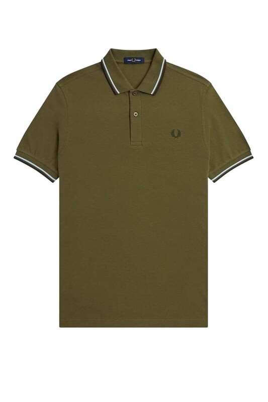 

Рубашки Fredperry fp рубашка с двойным кончиком Fred Perry, зеленый