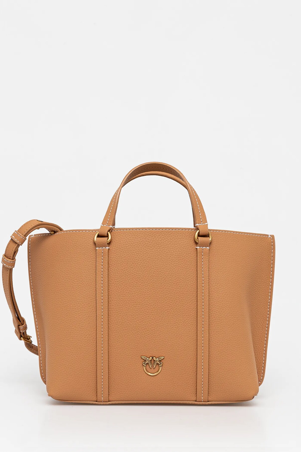

Сумочка из кожи Pinko, коричневый