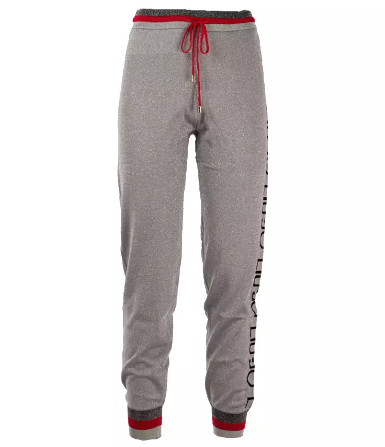 

Спортивные брюки Glam Stretch Viscose с люрексом LIU JO, серый