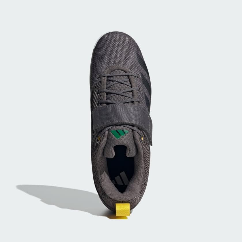 Унисекс кроссовки для тяжелой атлетики adidas Powerlift 5, белый/черный/угольный — фото 4