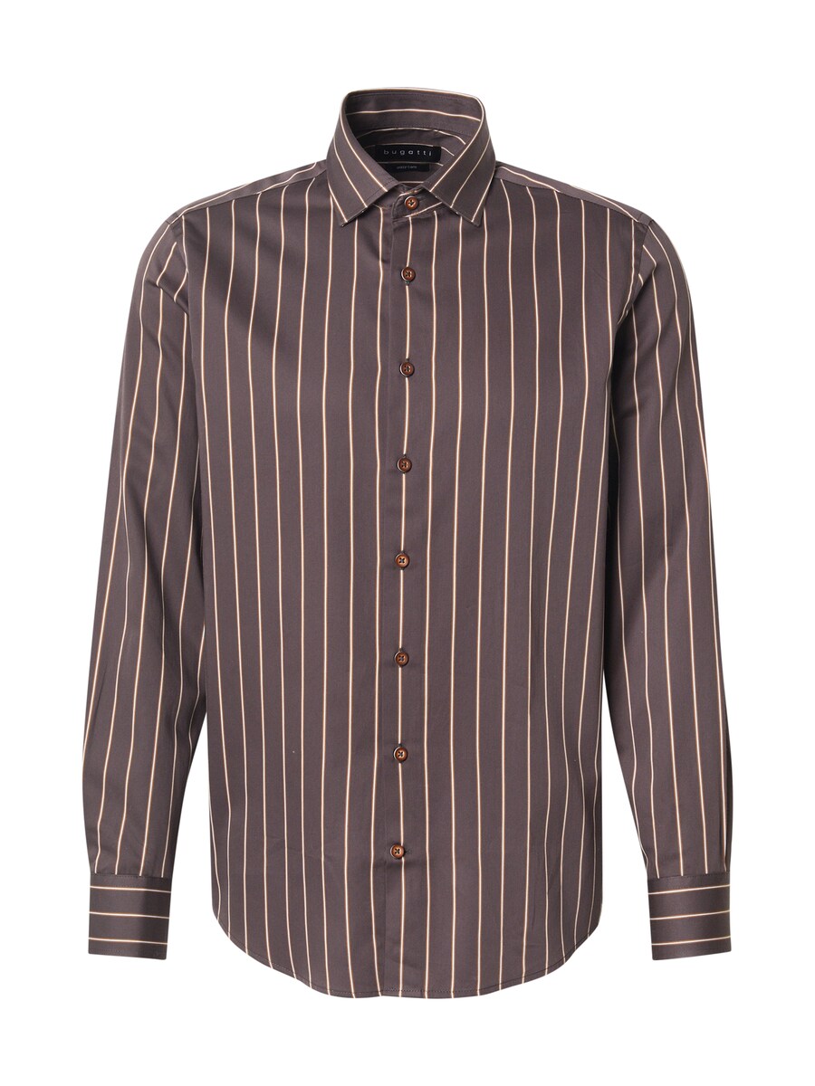 

Рубашка на пуговицах классического кроя bugatti, Brown/Chocolate