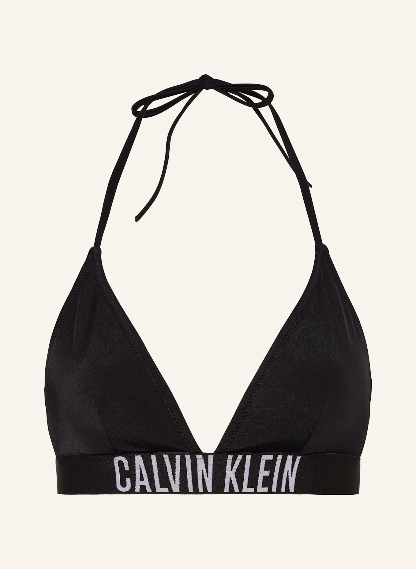 

Треугольный верх бикини интенсивная сила Calvin Klein, черный