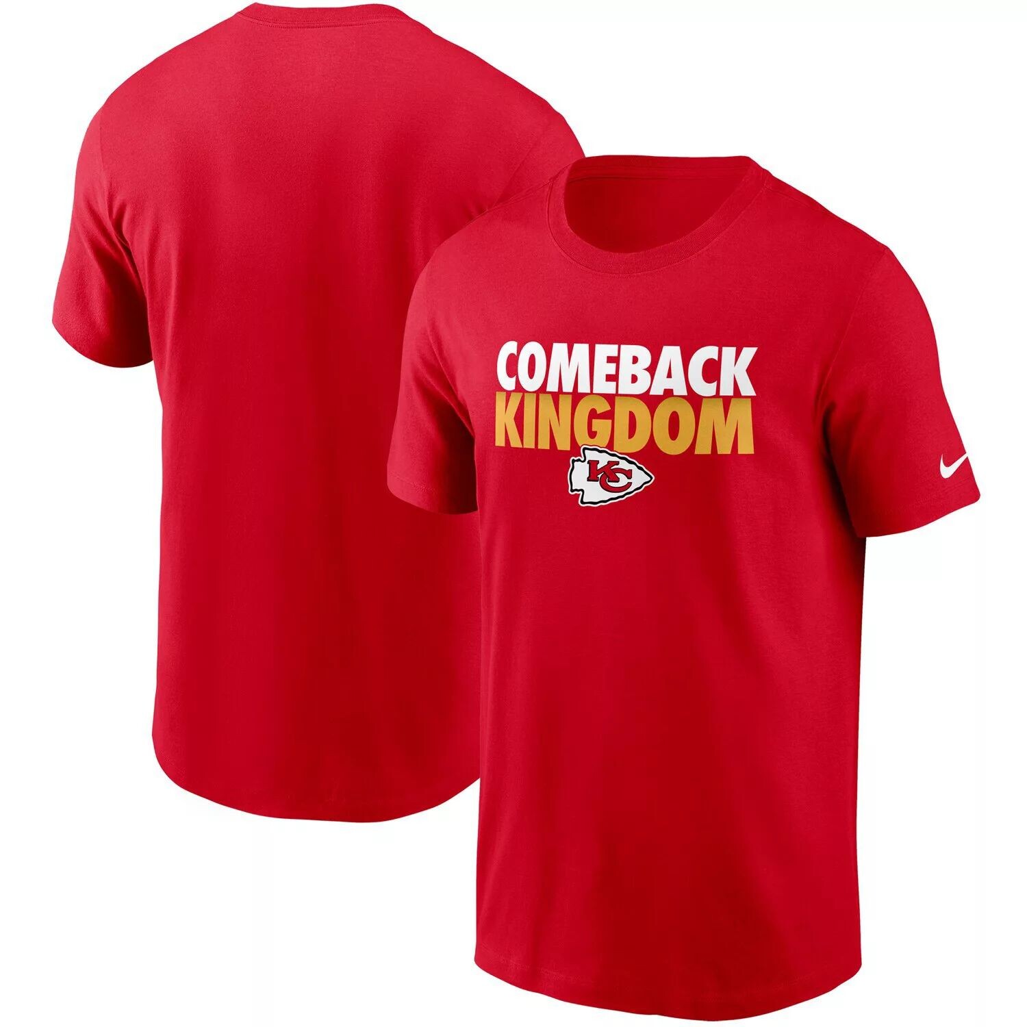 Мужская красная футболка Nike Kansas City Chiefs Hometown Collection Comeback — фото 4