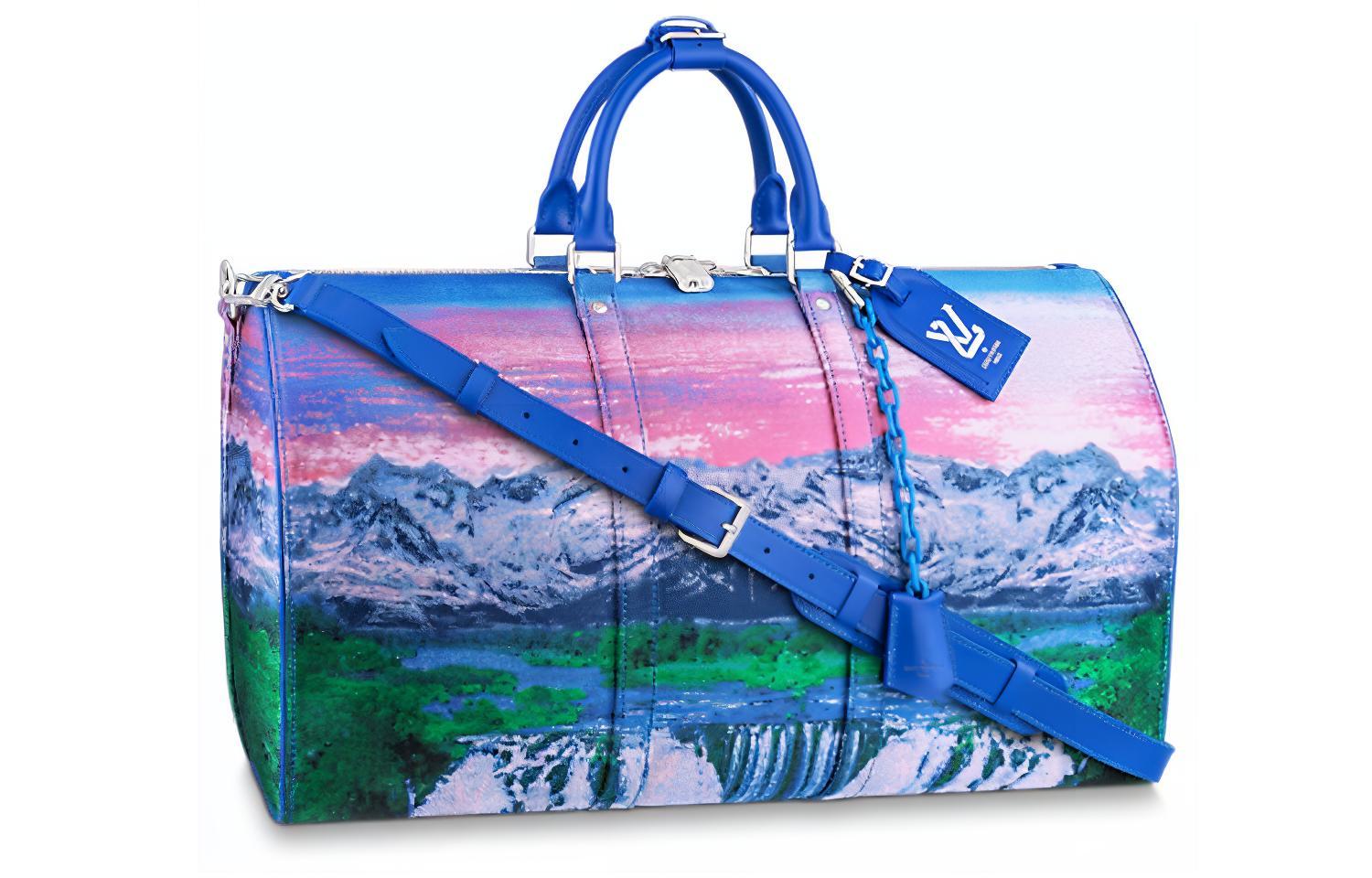 

LOUIS VUITTON Кожаная дорожная сумка Keepall 50B