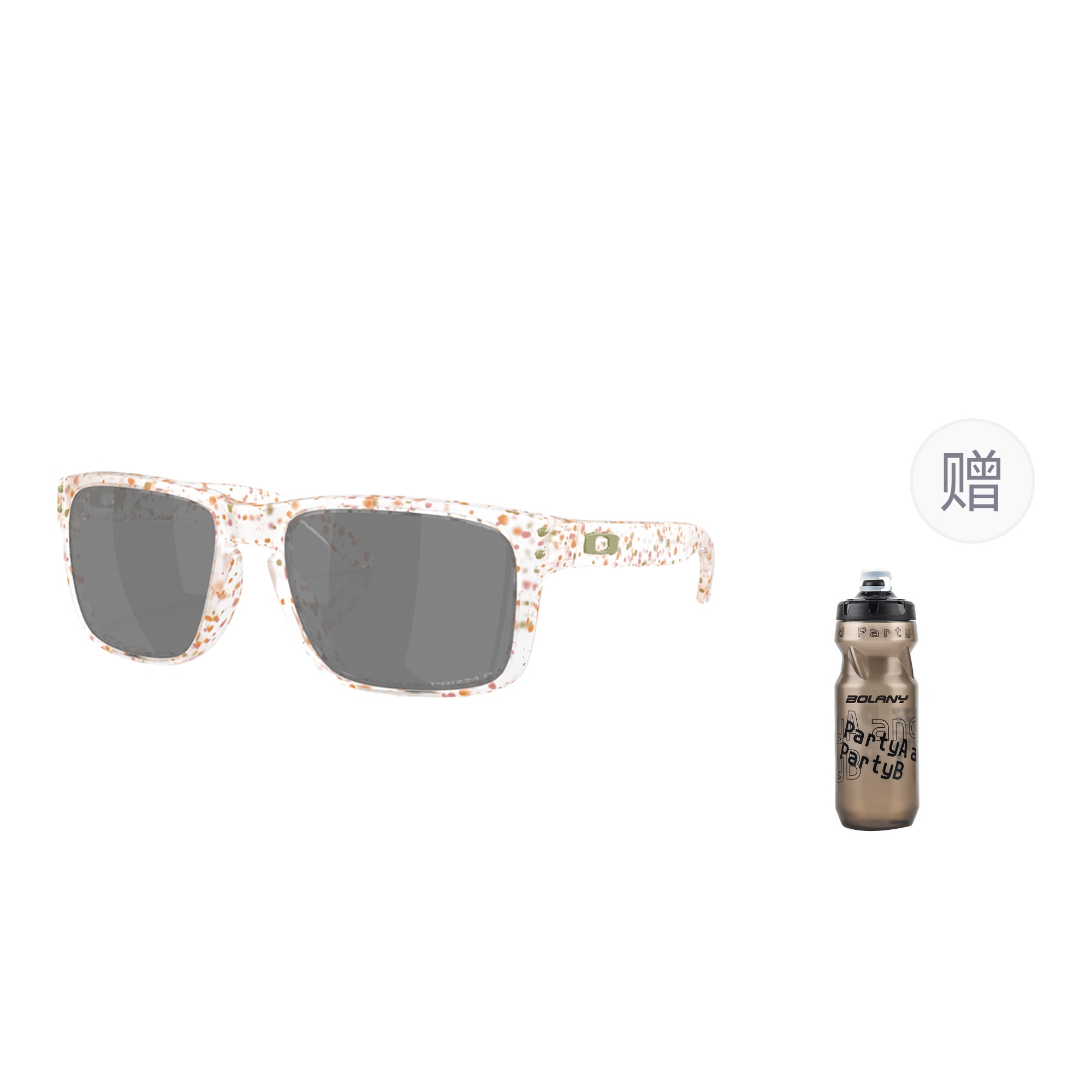 

Oakley Холбрук Солнцезащитные очки, 9244-81 Black Polarized+Kettle