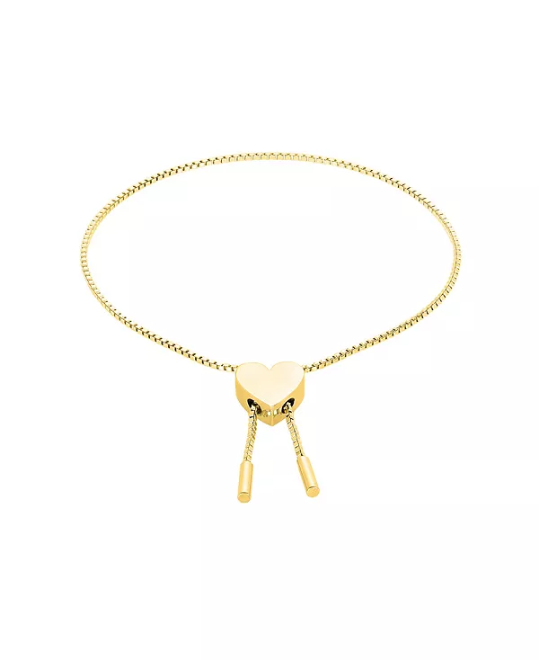 

Браслет-Боло в форме сердца Adornia, yellow