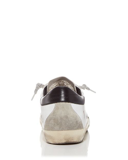 Женские низкие кеды Super-Star Golden Goose, цвет White — фото 4