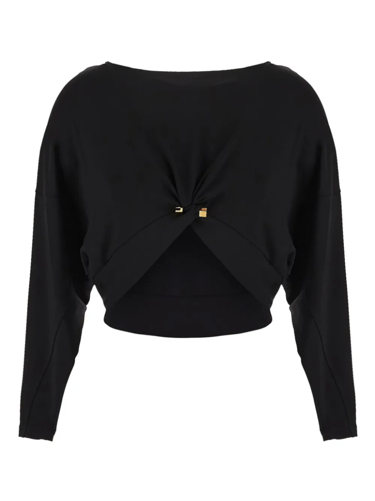 

Джерси топ Elisabetta Franchi, черный