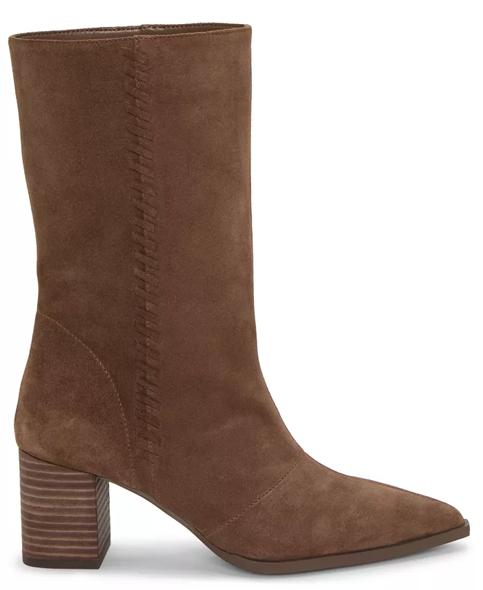 Женские ботинки Lorrys на блочном каблуке Vince Camuto, загар/бежевый — фото 2