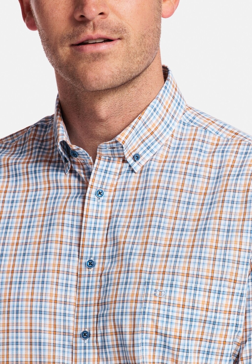 

Рубашка KORTE MOUW REGULAR FIT BUTTON DOWN GIORDANO, желтый