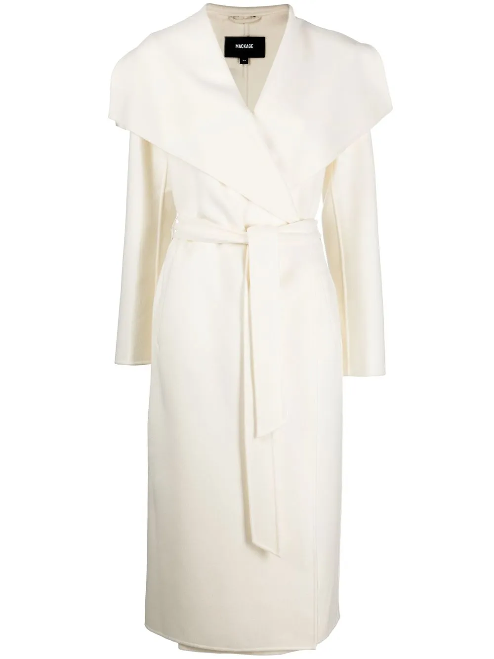 

Пальто с завязками Mackage, кремово-белый