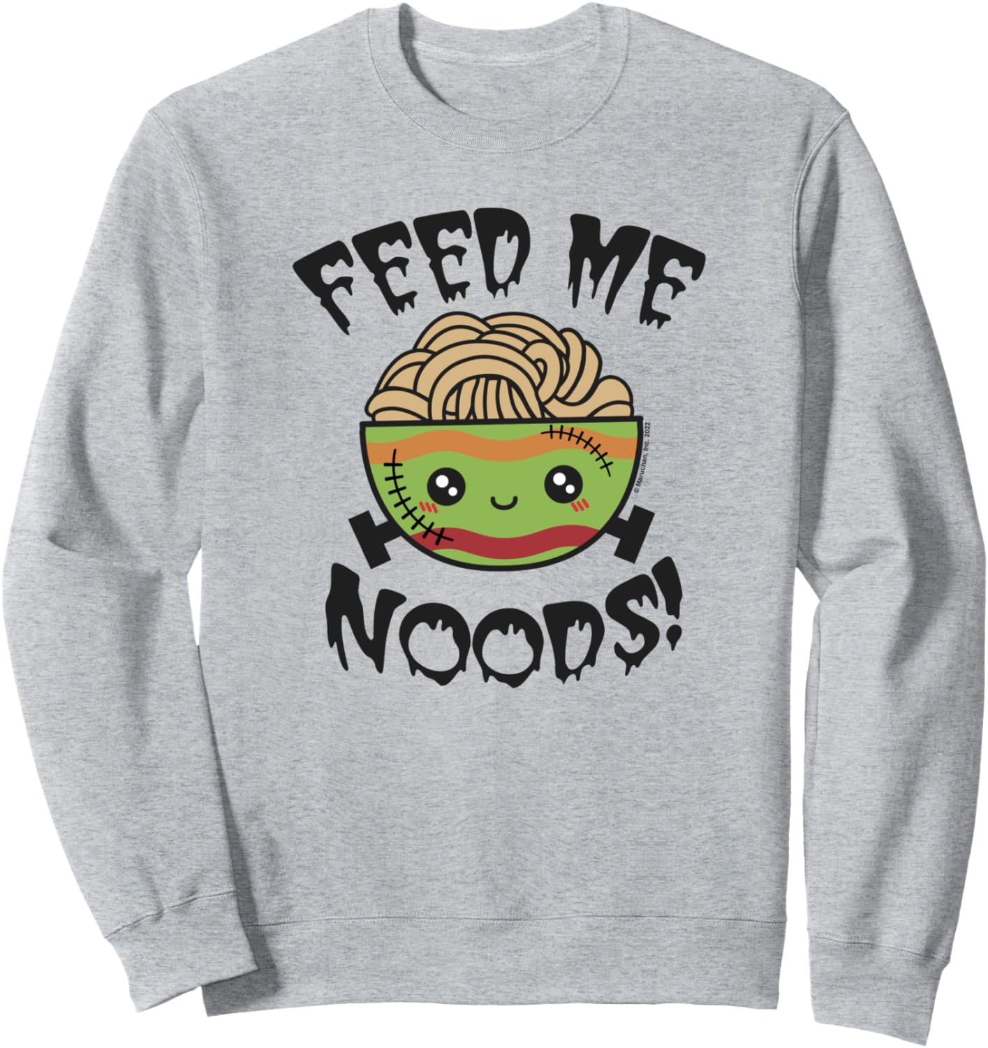 

Толстовка Maruchan Feed Me Noods Halloween Frankenstein Bowl, серая Maru-Chan, Серый, Толстовка Maruchan Feed Me Noods Halloween Frankenstein Bowl, серая Maru-Chan