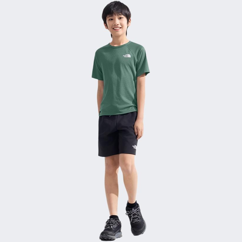 THE NORTH FACE Футболка LIGHTRANGE T Shirt SS25 Lushengs Green для детей 3-7 лет — фото 3