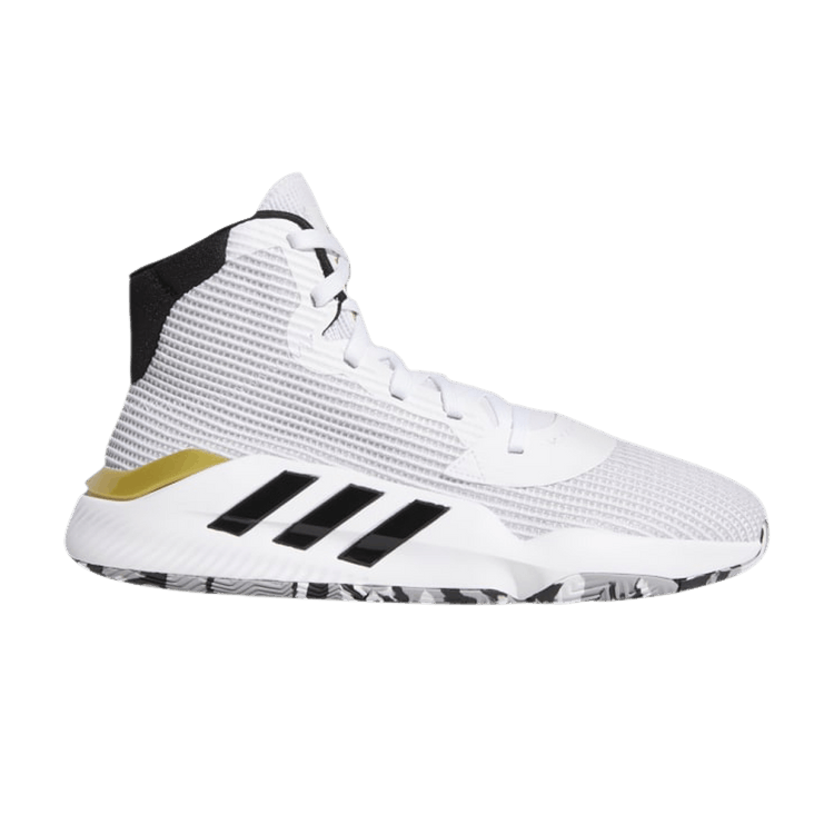 

Кроссовки Pro Bounce 2019 'White Gold Metallic', белый