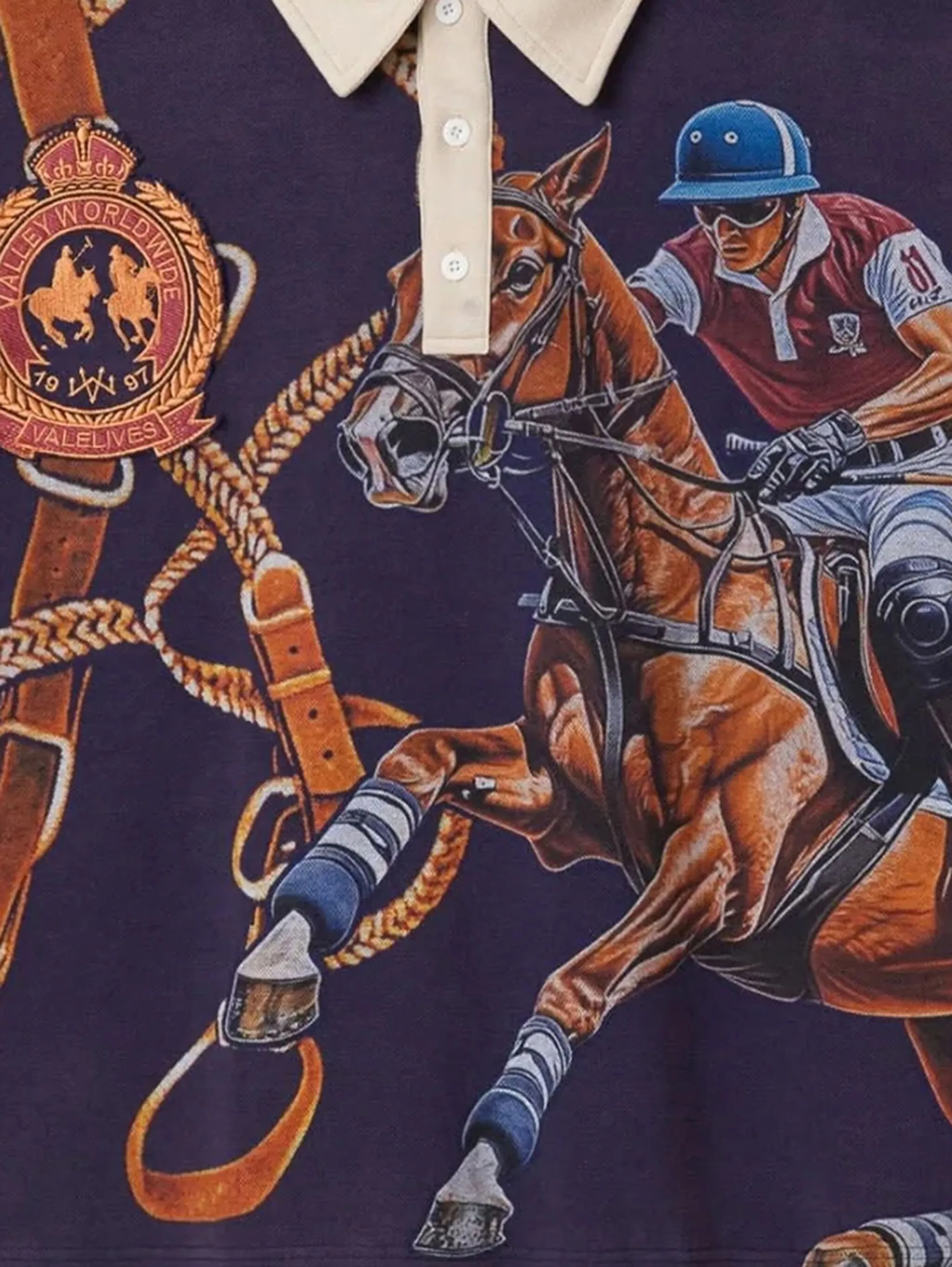 

Рубашка поло регби heritage Vale, синий