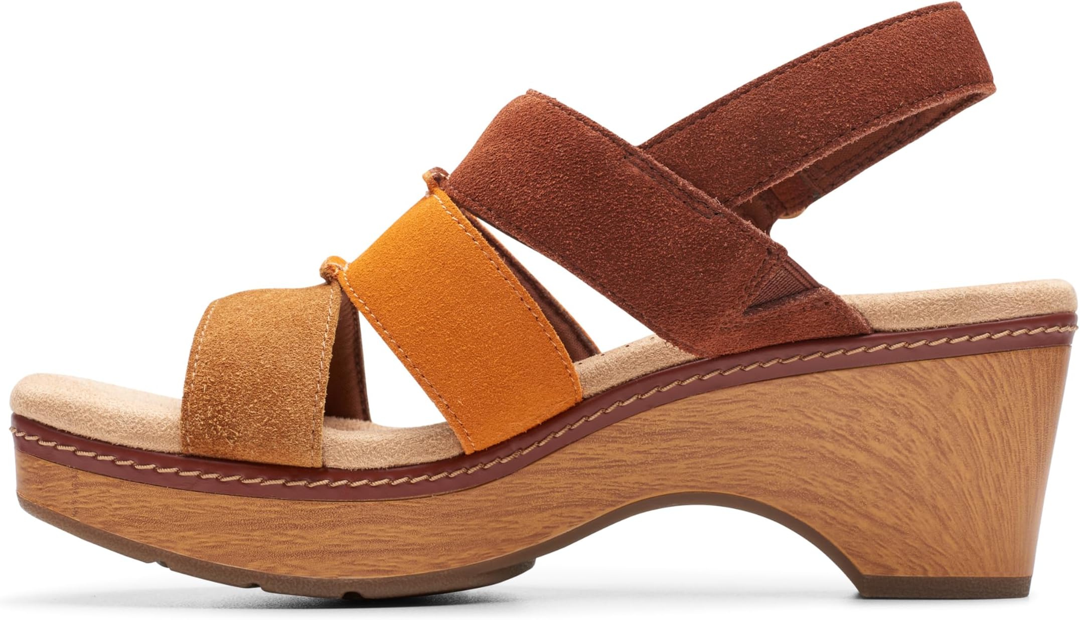 Сандалии Clarks Seannah Glow, цвет Tan Combi Suede — фото 4
