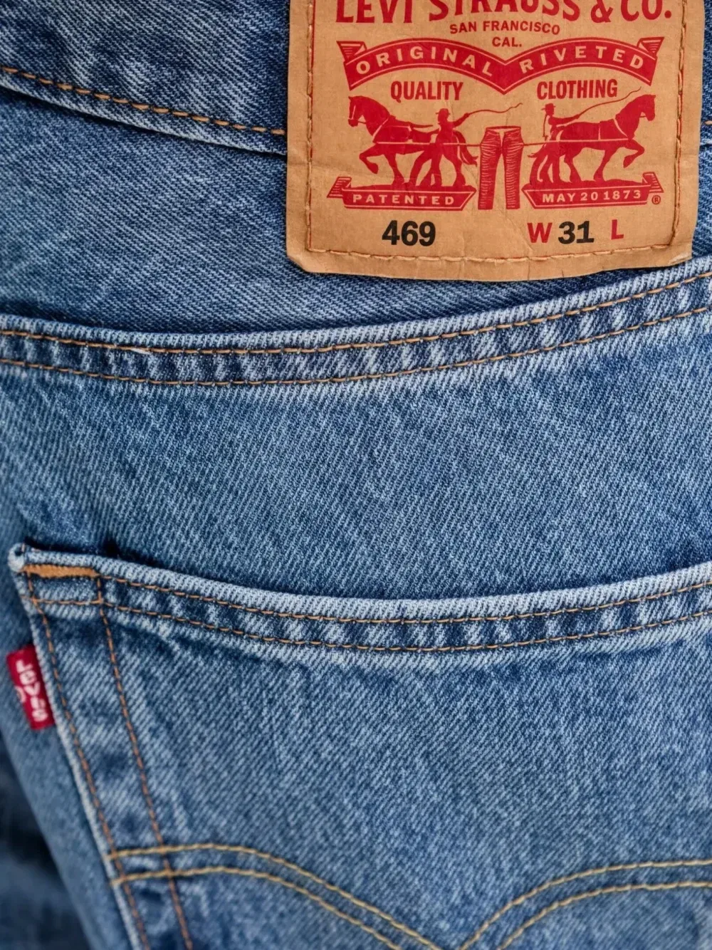 Джинсовые шорты с пятью карманами Levi's, синий — фото 4