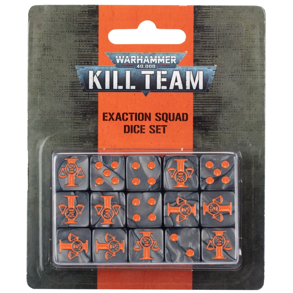 

Миниатюра Games Workshop Warhammer 40K: Kill Team - Exaction Squad Dice (15)