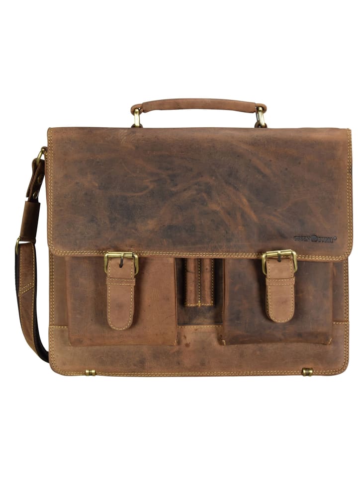 

Сумка для ноутбука Greenburry, коричневый