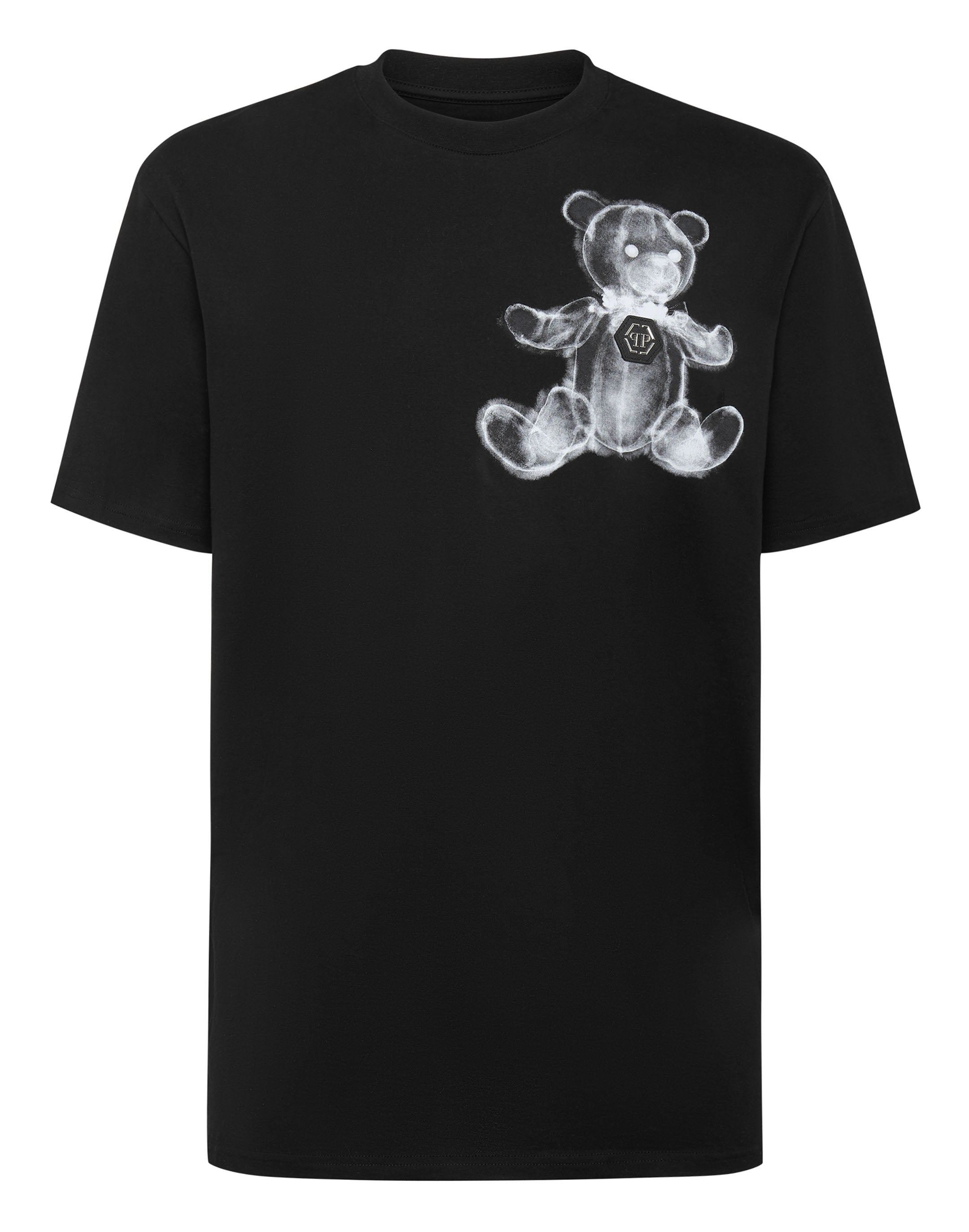 

Футболка с круглым вырезом SS Teddy Bear Philipp Plein, черный