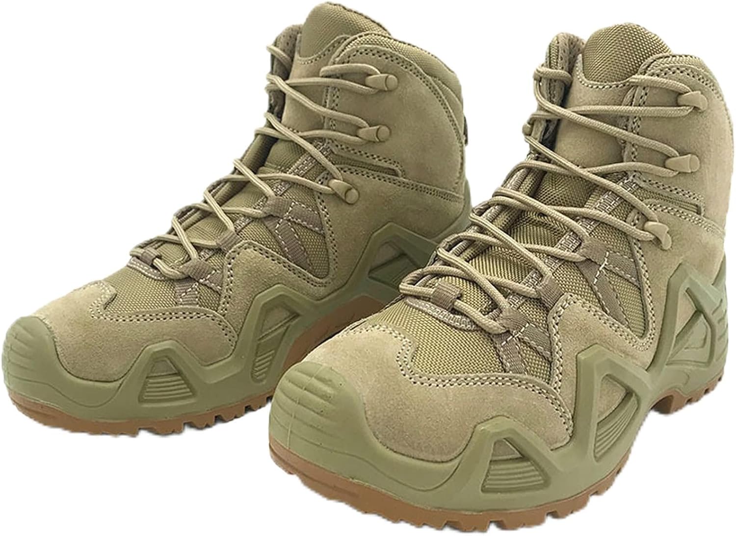 

Мужские треккинговые ботинки hongrenamz, противоскользящие, высокие, для скалолазания, водонепроницаемые, для путешествий и кемпинга, размер EU45/US11, 11 Sand