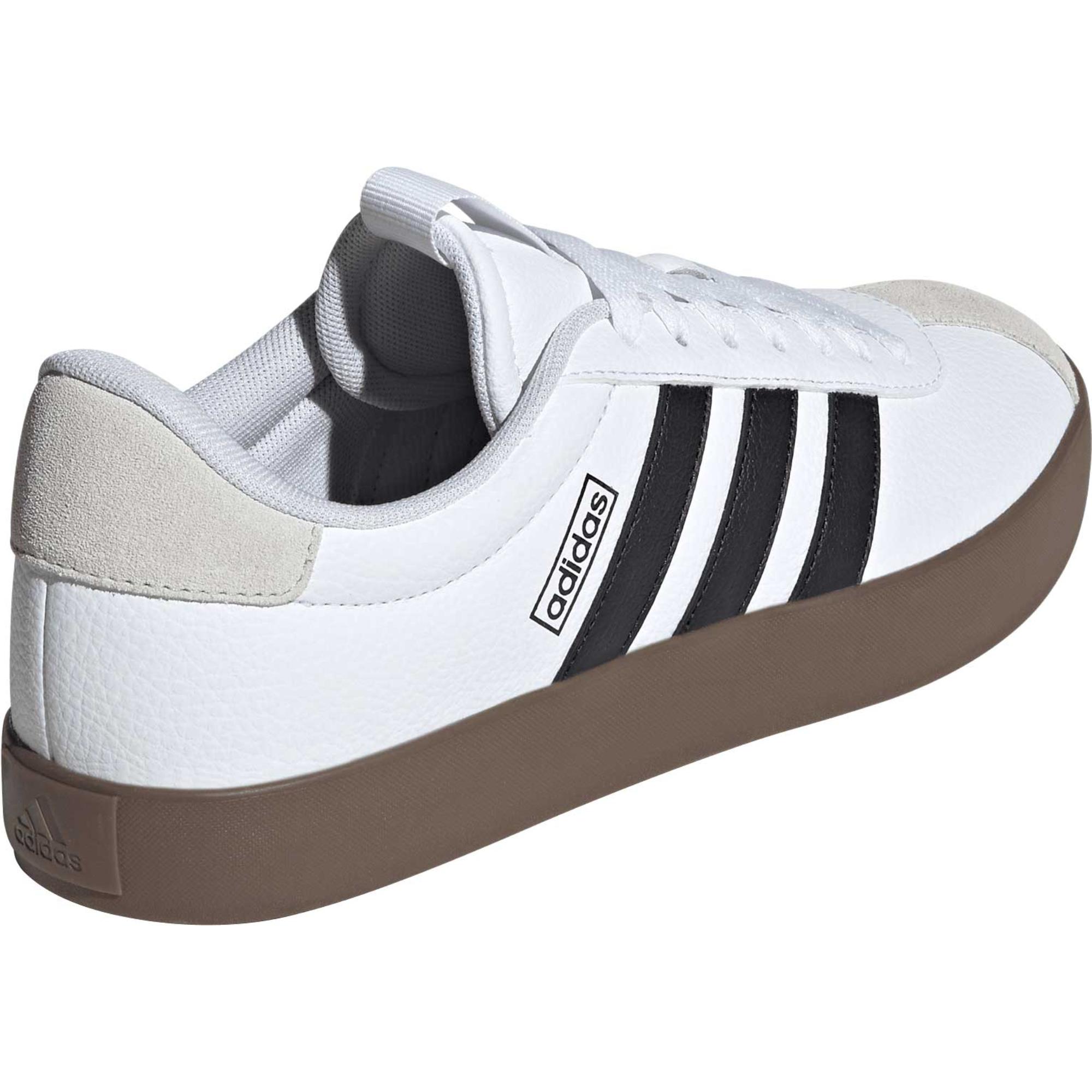 Мужские повседневные кроссовки VL Court 3.0 Adidas, Cloud White/Core Black/Grey One — фото 4