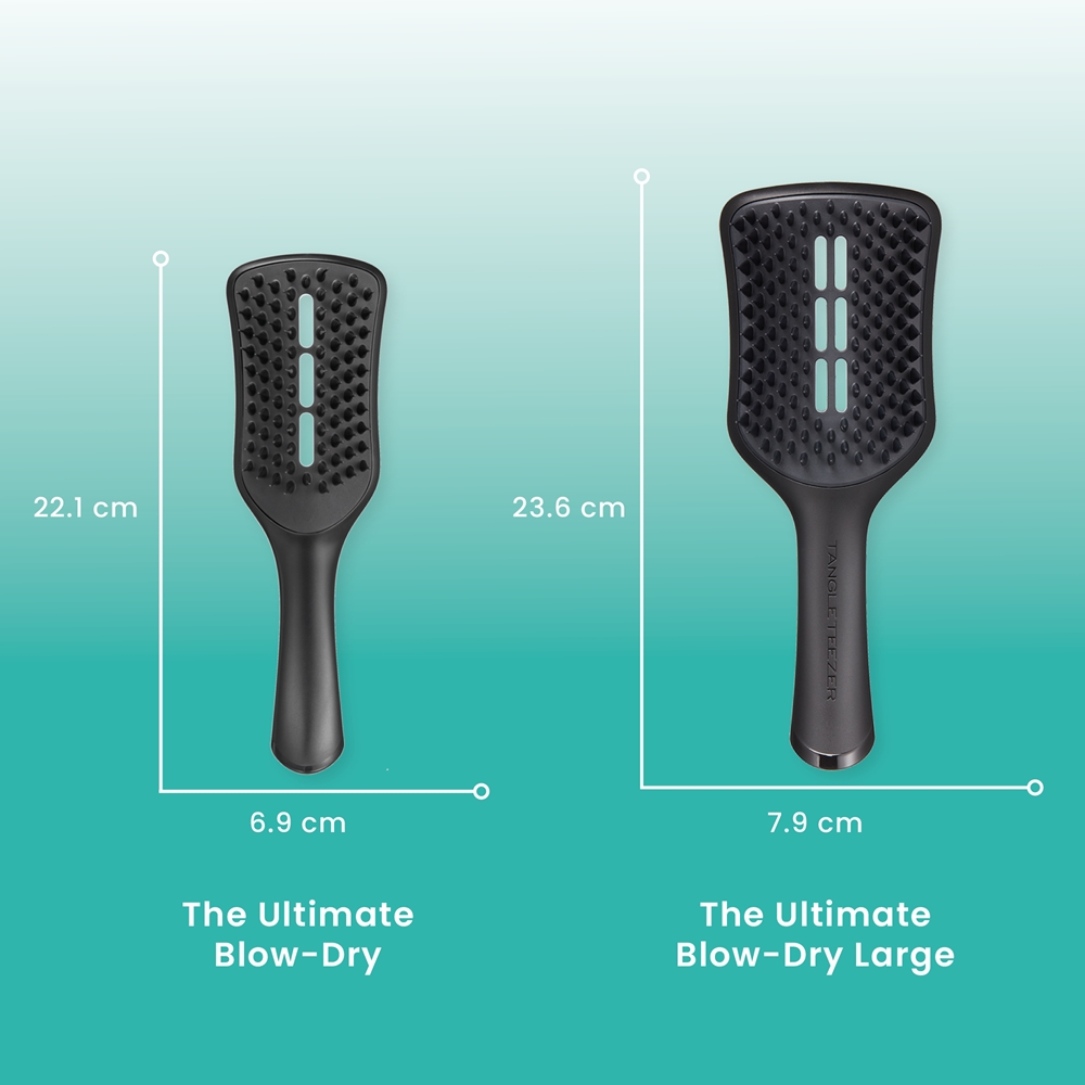 Расческа Easy Dry & Go для волос насыщенного черного цвета для более быстрой сушки волос Tangle Teezer, 1 шт — фото 3